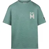 No Way Monday T-shirt groen Jongens Katoen Ronde hals Backprint - maat 164