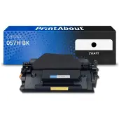PrintAbout Toner 057H BK Zwart geschikt voor Canon