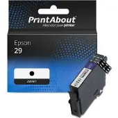 PrintAbout Inktcartridge 29 (C13T29814012) Zwart geschikt voor Epson