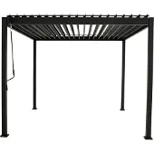 Novum Pharma Mirador BASIC - 300 x 300 cm - Terrasoverkapping - Antraciet