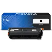 PrintAbout Toner 212A (W2120A) Zwart geschikt voor HP