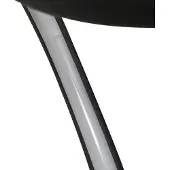 LINDBY plafondventilator Lomata, zwart, stil, Ø 23 cm dimbaar, zwart, Woon-/ Eetkamer, Aluminium, Modern