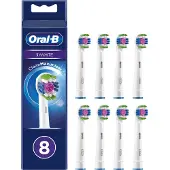 Oral-B 3D White CleanMaximiser, set van 8 opzetborstels