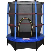 Viking Choice Blauwe Kindertrampoline 140 cm met Veiligheidsnet - Merkloos