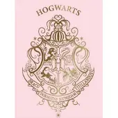 Harry Potter - Fleecedeken - Plaid - Deken - Roze - 100x140cm