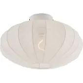 QAZQA Japandi plafondlamp wit met stoffen kap - Bida