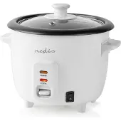 Nedis Rijstkoker - 0.6 l - 300 W - Aluminium stomer - Anti-aanbak laag - Verwijderbare kom