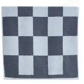 HAY Badmat Check Steel Blue-50 x 90 cm