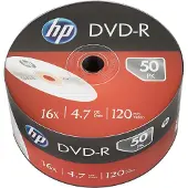 HP DVD-R 4.7GB/120Min/16x Bulk Pack (50 Disc)