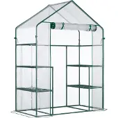 Outsunny Sunny Kweekkas - folie transparant - 142 x 73 x 195 cm