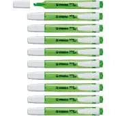 Stabilo swing cool - Markeerstift - Perfect Voor Onderweg - Groen - Doos 10 Stuks