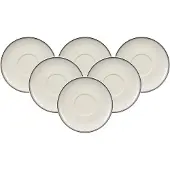 Villeroy & Boch Kaffee- / Teeuntertassen Design Naif ø 15 cm Set van 6