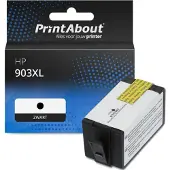 PrintAbout Inktcartridge 903XL (T6M15AE) Zwart Hoge capaciteit geschikt voor HP