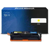 PrintAbout Toner 731 Y Geel geschikt voor Canon