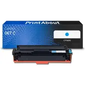 PrintAbout Toner 067 C Cyaan geschikt voor Canon