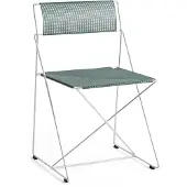 HAY Stoel X-Line Chair Hot Galvanised Base Moss