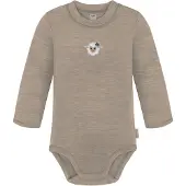 Normani Rompertje/body 'Tuai' beige / grijs / pink / wit