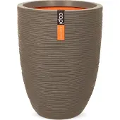 Capi Europe Bloempot Nature Rib Taupe D 34 H 46 Cm