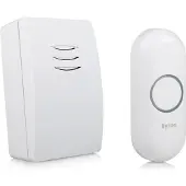Byron DBY-21131 - Deurbel Draadloze set - 100m Bereik - IP44 waterdicht - Wit