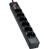 Eaton Steckdosenleiste/Uberspannungsschutz - Protection Strip 6 FR - PS6F - 6 franzosische Steckdosen - Schwarz