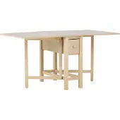 Venture Home Edward eetkamertafel met uitschuifbare 80x150cm whitewash.