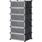HOMCOM HOMdotCOM schoenenrek voor 6 paar schoenen, schoenendoos voor schoenen