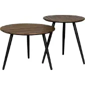 Huismerk Bijzettafel (set 2 stuks) Rocha Bruin