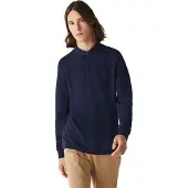 Lacoste Polo Men Paris PH2481 Longsleeve Regular Fit Navy Blue-2
