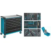 Hazet Gereedschapswagen |179NXXL-7/340 | B959xD518xH1020mm | 600 kg | 7 laden | 340-delig | staalplaat
