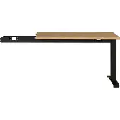Germania bureau-uitbreiding 4241-582 bruin, zwart, eiken 1130 mm (B) X 600 mm (D) X 870 mm (H)