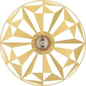 Eglo Gouden plafondlamp Castanuelo Ø 42,5cm