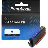 PrintAbout Huismerk Canon CLI-581XXL PB Inktcartridge Foto-blauw Extra hoge capaciteit