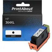 PrintAbout Huismerk HP 364XL (CN684EE) Inktcartridge Zwart Hoge capaciteit