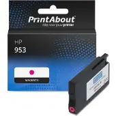 PrintAbout Huismerk HP 953 (F6U13AE) Inktcartridge Magenta