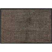 MD-ENTREE MD Entree - Deurmat - Schoonloopmat - Soft&Clean - 50 x 75 cm - Taupe - Vloerkleed - Met antislip - Machine wasbaar - Vocht absorberend - Hoge dichtheid 600gr/m2