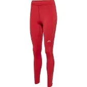 Newline Sportbroek lichtgrijs / rood