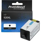PrintAbout Inktcartridge 920XL (CD975AE) Zwart Hoge capaciteit geschikt voor HP