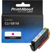 PrintAbout Huismerk Canon CLI-581M Inktcartridge Magenta