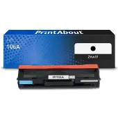 PrintAbout Toner 106A (W1106A) Zwart geschikt voor HP