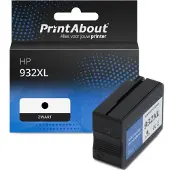 PrintAbout Inktcartridge 932XL (CN053AE) Zwart Hoge capaciteit geschikt voor HP