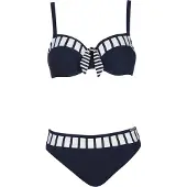 Sunflair Bikini navy / wit