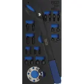 Bgs Accessoires voor gereedschapskoffers, Werkplaatswageninzet 1/3: Nokkenasbevestigingsgereedschapsset voor VAG