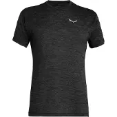 Salewa - Puez Melange Dry S/S Tee - T-shirt 46, zwart