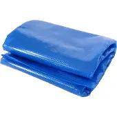 MCW Zwembadafdekking Warmtezeil Afdekzeil Zonnezeil Zonnezeil, dikte: 400 µm ~ rechthoekig 8x4m blauw