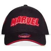 Marvel - Cap - Patches - zwart-rood - Maat Standard