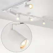 LumenXL Modern 1-fase railsysteem van 3 meter met Jill spots - wit