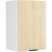 Hioshop Fasola keuken bovenkastje 40 cm 1 deur eik decor, wit.