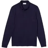 Lacoste Polo Men Paris PH2481 Longsleeve Regular Fit Navy Blue-11
