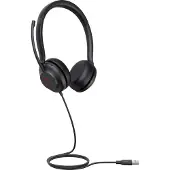 Yealink UH35 (zwart, UC-versie, USB-A, duale aansluiting)