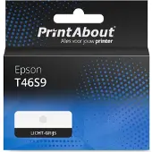 PrintAbout Inktcartridge T46S9 Licht-grijs geschikt voor Epson